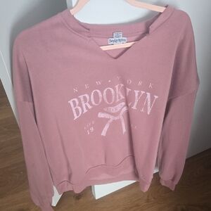 Simple Women's Mauve Brooklyn Sweatshirt